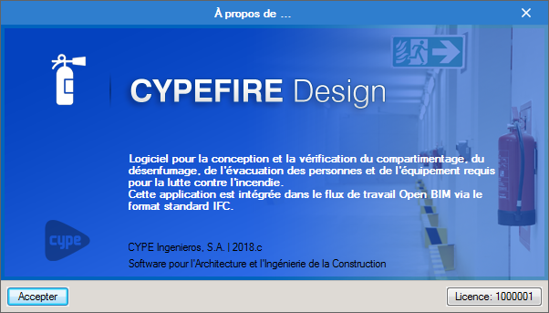 CYPEFIRE Design. Installations de protection contre les incendies.
